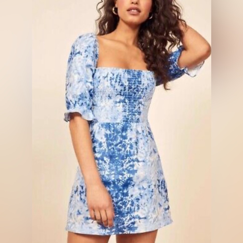 Reformation linen dress